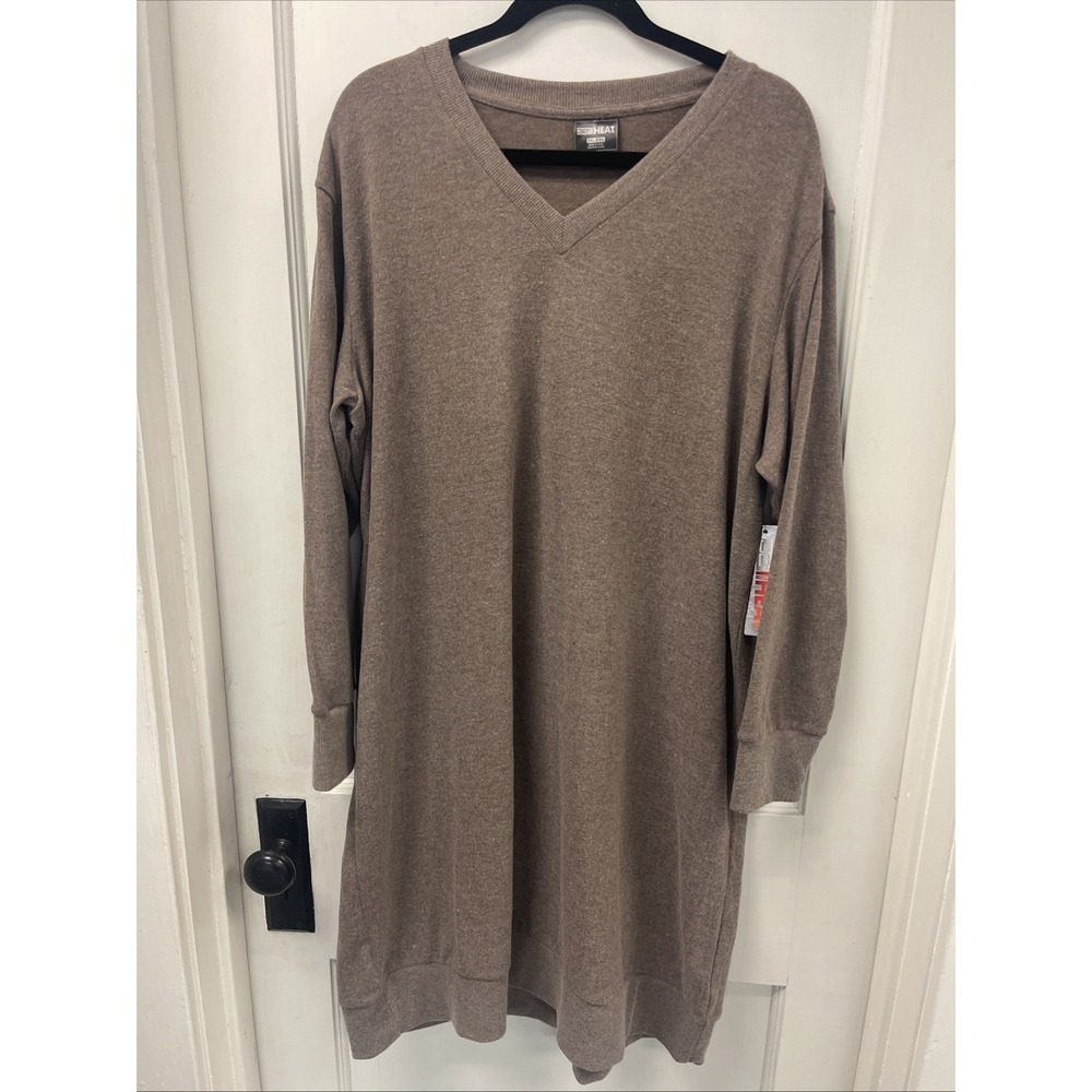 32 DEGREES Heat Women's Brown Cozy Sleep Lounger XXL NWT